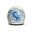 DMD Åben motorcykelhjelm med retrografik