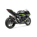Akrapovic Racing Line Exhaust System for Kawasaki 23-25 Ninja ZX-6R (4-into-1 header with full carbon muffler) (Race only) (S-K6R11-RC/1)  - Customhoj