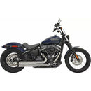 Bassani Pro Street Turn Out Exhaust System for Harley 18-24 Softail Slim / Fat Bob / Street Bob / Low Rider / Standard / Chrome  - Customhoj