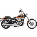 Bassani Road Rage Long Megaphone 2-into-1 Exhaust System for Harley 06-17 Dyna / Chrome  - Customhoj