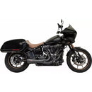 Bassani The Ripper Short 2-into-1 Catalytic Exhaust System for Harley 18-24 Softail Low Rider ST / Sport Glide / Black  - Customhoj