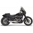 Bassani The Ripper Short 2-into-1 Catalytic Exhaust System for Harley 18-24 Softail Street Bob / Low Rider / Standard / Slim / Fat Bob (excl. Low Rider ST) / Chrome  - Customhoj