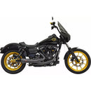 Bassani The Ripper Short 2-into-1 Exhaust System for Harley 06-17 Dyna (excl. FLD) / Black  - Customhoj