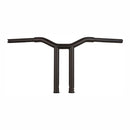 Burly Dominator Straight 1-1/4" T-Bar Handlebars 12” Rise Matte Black