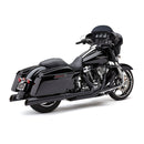 Cobra 4" 909 Upper Cut Slip-On Mufflers for Harley 17-24 Touring / Black