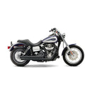 Cobra Speedster Slashdown Exhaust for Harley 12-17 Dyna / Black  - Customhoj