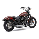 Cobra Speedster Slashdown Exhaust for Harley 18-24 Softail FXBB/S Street Bob; FXLR/S Lowrider; FLSL Slim; FLDE Deluxe / Chrome  - Customhoj