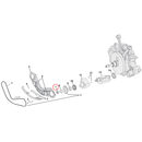 Crankcase Balancer Parts Diagram Exploded View for Harley Twin Cam Softail 7) 00-06 TCB. Nut, drive sprocket balancers. Replaces OEM: 7974