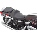 Drag Specialties EZ Glide II Solo Passenger Seat for Harley 04-22 XL Sportster / Black / Wide  - Customhoj