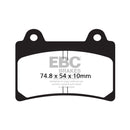 EBC Double-H Sintered Rear Brake Pads for Yamaha XV 1600 A Wildstar 99-04