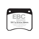 EBC Organic Front Brake Pads for Triumph T140 Bonneville 73-83