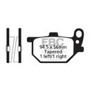 EBC V-Pad Semi Sintered Front Brake Pads for Yamaha XV 750 SE 1981