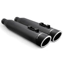 Freedom Performance Liberty Slip-On Mufflers for Harley 17-24 Touring / Black with black end caps  - Customhoj