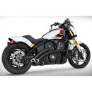 Freedom Performance Radical Radius Exhaust for Indian 2025 Scout / Black / Slash Cut Chrome  - Customhoj