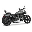 Freedom Performance Shorty American Outlaw 2-into-1 Exhaust for Indian 22-25 Chief / Chrome / Black  - Customhoj