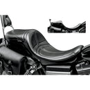 Le Pera Maverick Daddy Long Legs Extended Seat for Harley 06-17 Dyna / Stitched Black / Without backrest  - Customhoj
