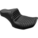 Le Pera Tailwhip 2-Up Seat for Harley 24-25 Touring Road Glide / Street Glide / Pleated Black  - Customhoj