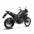 Leo Vince LV One Evo Slip-On Muffler for Honda 23-25 XL 750 Transalp (Black stainless steel muffler) (ECE-approved) (Fits OEM saddlebags & engine guard) (14440EB)