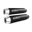 Miller Nexus Euro 2 Exhaust System for Suzuki 04-05 M 1600 Intruder / VZ 1600 Marauder / Matte Black / Tapered Polished  - Customhoj