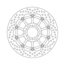 Moto-Master Brake Disc Ducati Paso 907 I.E. 90-91 Moto-Master Halo Front Left Brake Disc for Ducati Customhoj