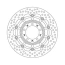 Moto-Master Brake Disc Kawasaki ER-6F 650 (ABS) 06-17 Moto-Master Halo Front Left Brake Disc for Kawasaki Customhoj