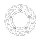 Moto-Master Brake Disc Yamaha MT-07 700 / SP 14-20 Moto-Master Flame Front Right Brake Disc for Yamaha Customhoj