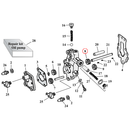 Oil Pump Parts Diagram Exploded View for Harley Knuckle / Pan / Shovel 8) 48-67 Big Twin. Feed gear, driven. Replaces OEM: 26315-48