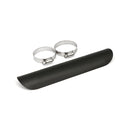 Smooth Universal Motorcycle Exhaust Heat Shield Black / 1 3/4" (4.4cm) / 10" (25.4cm)  - Customhoj