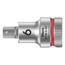 Wera Allen Head Sockets 6mm Wera Zyklop 3/8" Hex Socket Bit with Holding Function Metric Sizes Customhoj