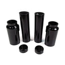 CULTWERK Damask / Gaffelkåpa / Bälg 02-06 V-Rod Cult-Werk 6-piece fork tube cover kit. Alu boots. V-Rod 02-11 / Dyna 06-17 / Softail 18-21 Customhoj