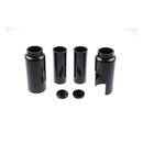 CULTWERK Damask / Gaffelkåpa / Bälg 18-21 Softail FXBB/S Street Bob; 20-21 Softail Standard; 18-20 FXLR Lowrider (exkl. FXLRS) Cult-Werk 6-piece fork tube cover kit. Alu boots. V-Rod 02-11 / Dyna 06-17 / Softail 18-21 Customhoj
