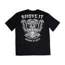 Down-n-Out T-shirt Down-n-Out Shove it T-shirt Svart Customhoj
