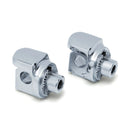 Kuryakyn Kuryakyn Adapters Non-Pivoting 2 Traditional H-D style male mount / Rear / Chrome Kuryakyn Splined Footpeg Adapters for Harley Customhoj