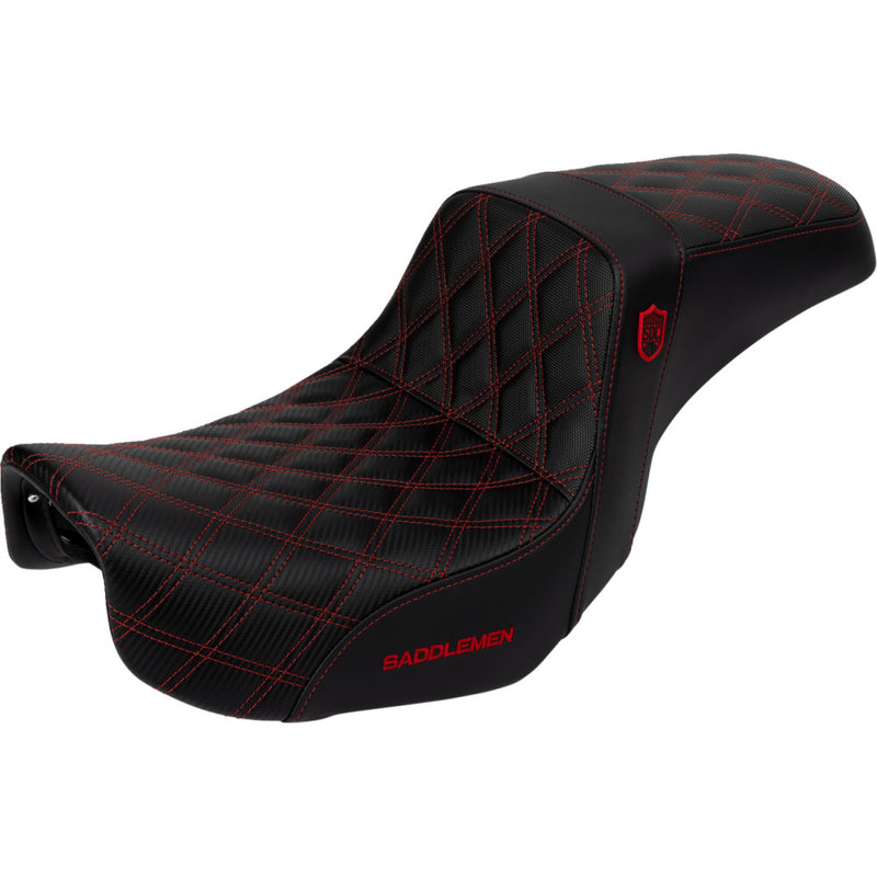 Saddlemen Pro SDC Performance Gripper Lattice Stitch Sæde til Harley
