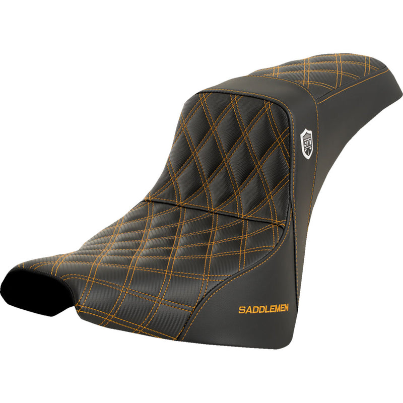 Saddlemen Pro SDC Performance Gripper Lattice Stitch Sæde til Harley