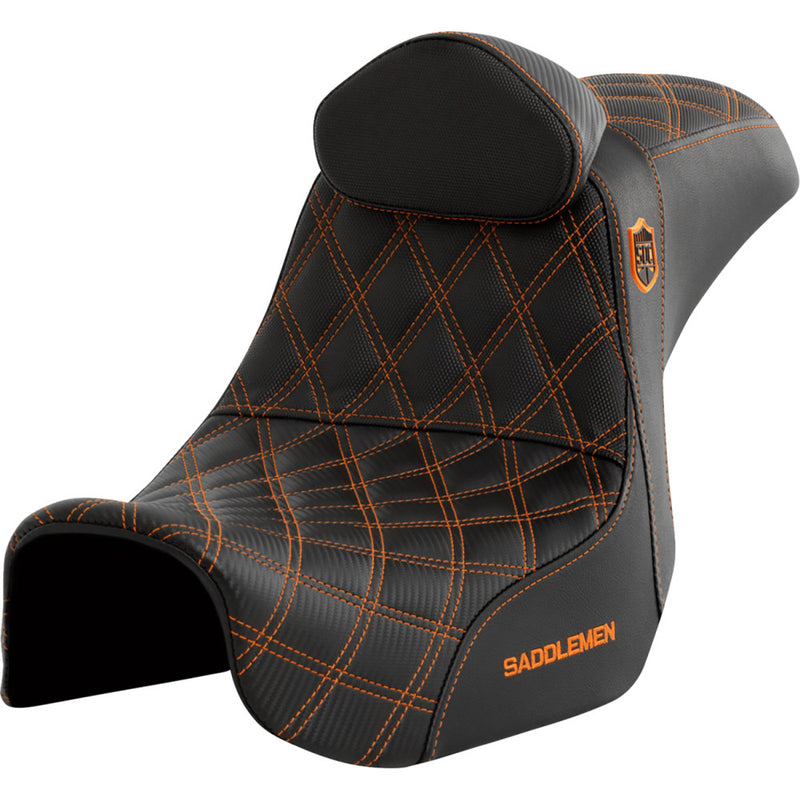 Saddlemen Pro SDC Performance Gripper Lattice Stitch Sæde til Harley