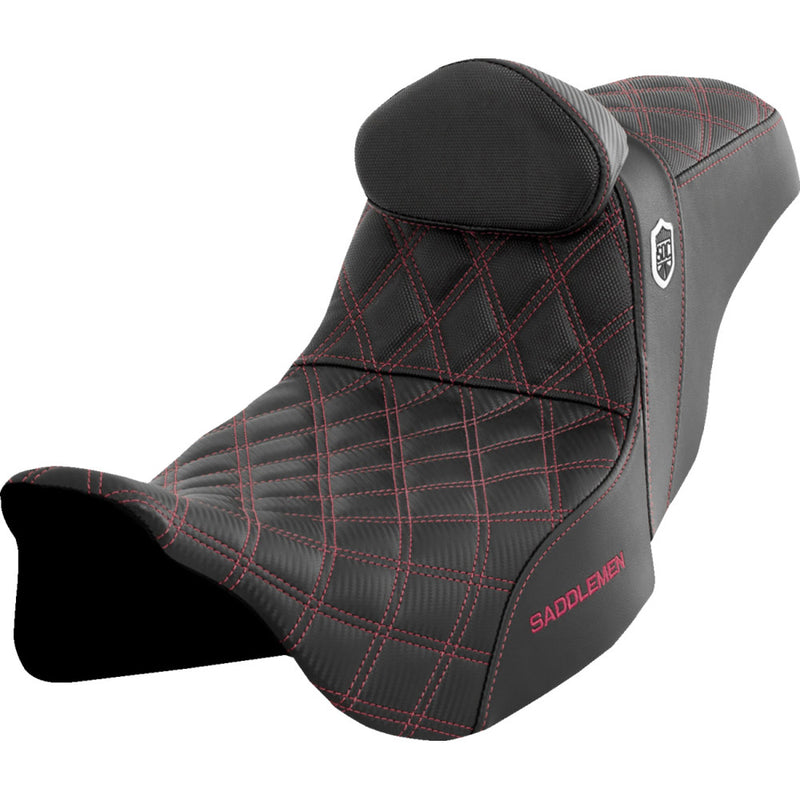 Saddlemen Pro SDC Performance Gripper Lattice Stitch Sæde til Harley