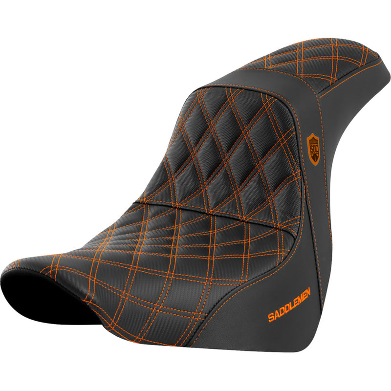 Saddlemen Pro SDC Performance Gripper Lattice Stitch Sæde til Harley