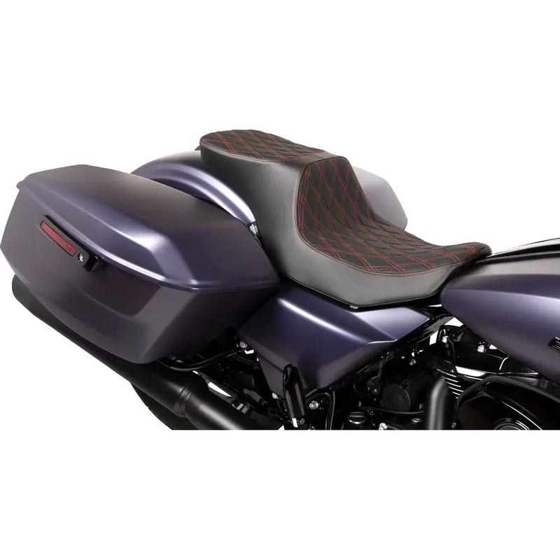 Drag Specialties Performance Predator 2-Up-sæde til Harley