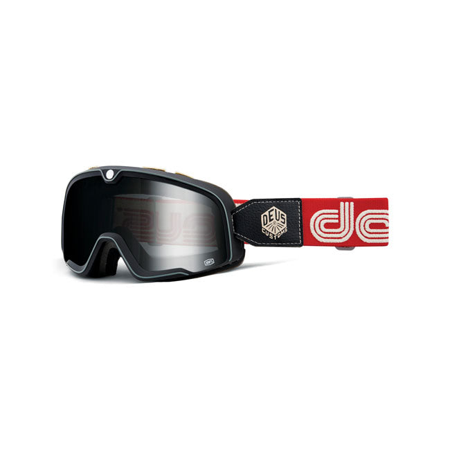 100% Barstow Motorcycle Goggles Deus Smoke Lens