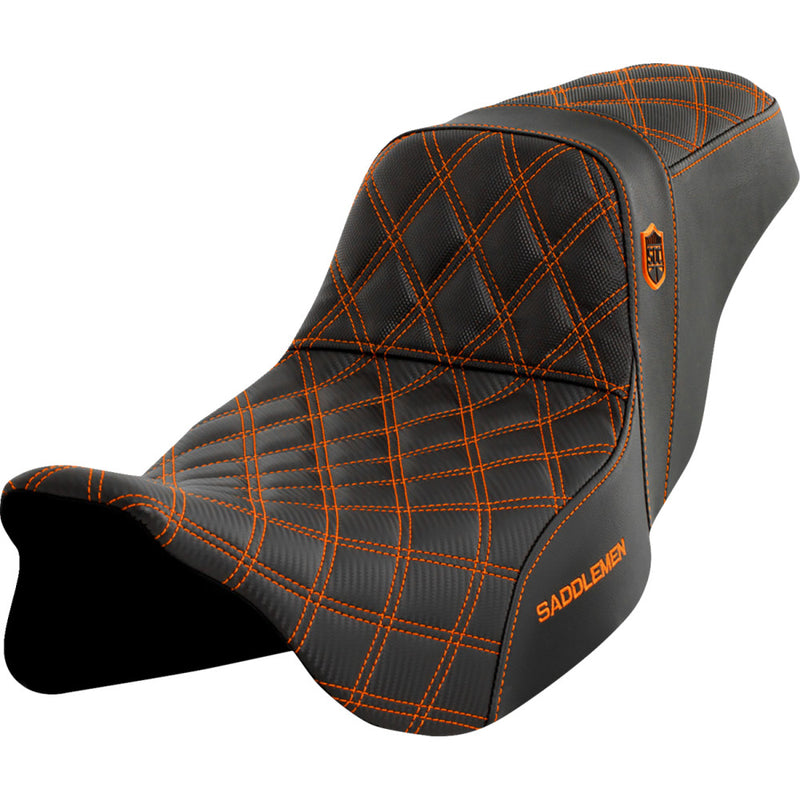 Saddlemen Pro SDC Performance Gripper Lattice Stitch Sæde til Harley