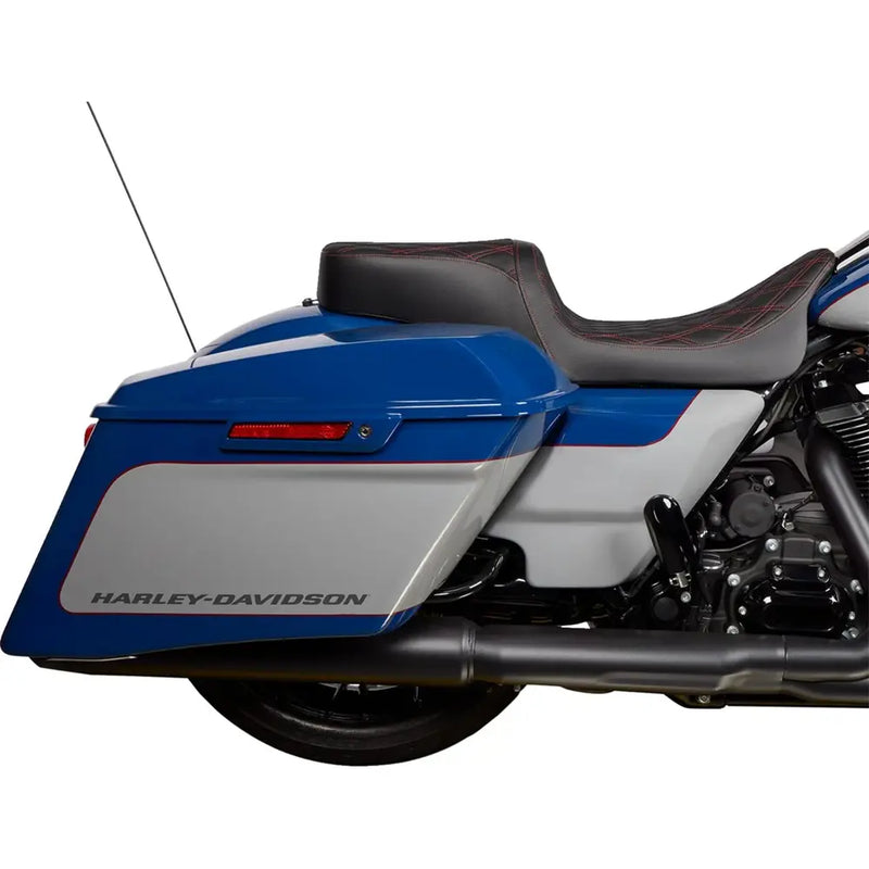 Drag Specialties Performance Predator 2-Up-sæde til Harley