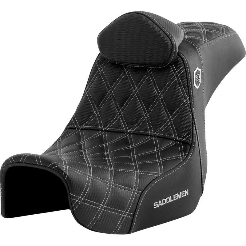 Saddlemen Pro SDC Performance Gripper Lattice Stitch Sæde til Harley