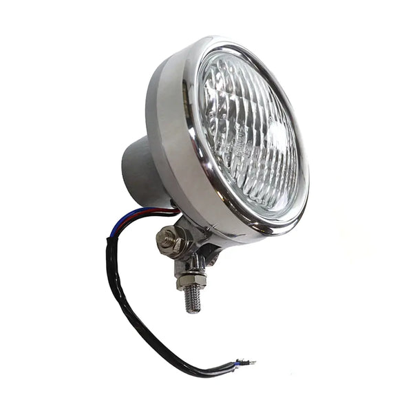V-Twin MFG 5 1/8" Retro motorcykelforlygte i aluminium