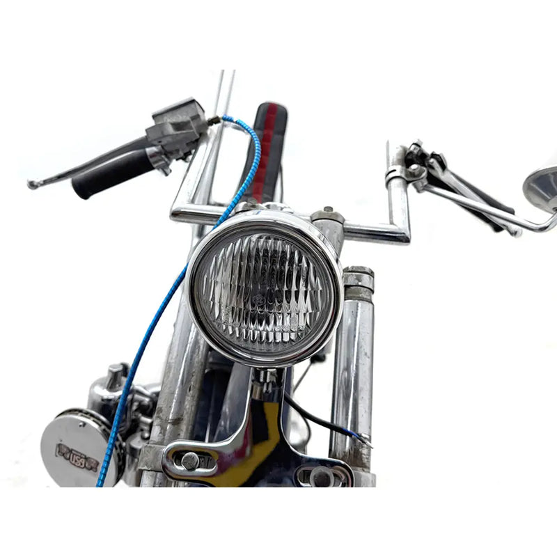 V-Twin MFG 5 1/8" Retro motorcykelforlygte i aluminium