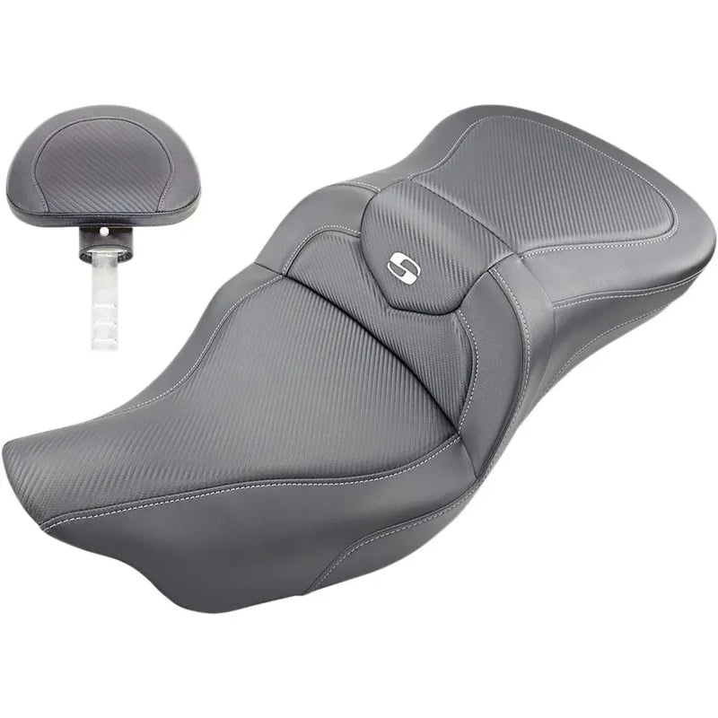 Saddlemen Roadsofa Extended Reach Plain-sæde til Harley