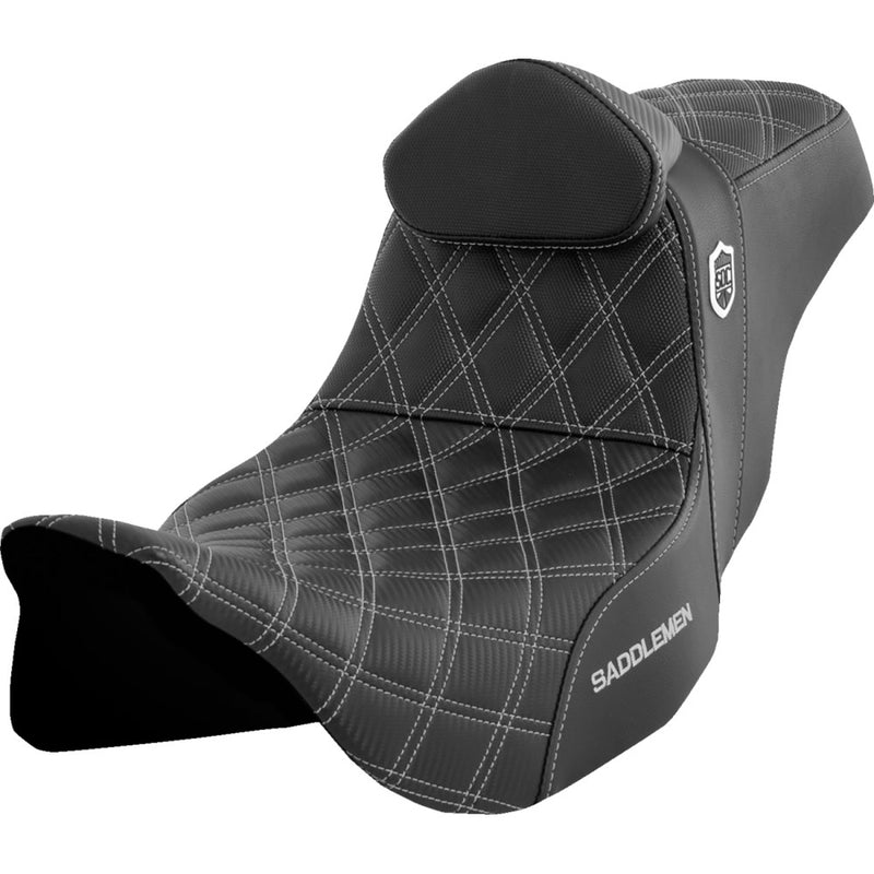 Saddlemen Pro SDC Performance Gripper Lattice Stitch Sæde til Harley