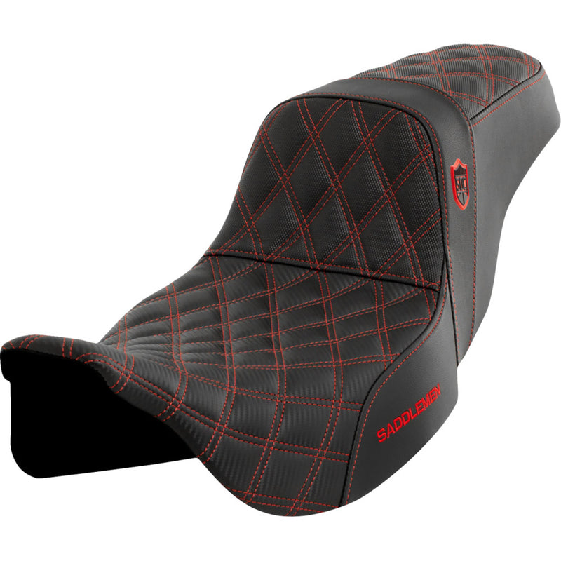 Saddlemen Pro SDC Performance Gripper Lattice Stitch Sæde til Harley