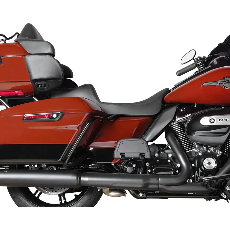 Drag Specialties Predator III 2-Up forlænget rækkevidde sæde til Harley 