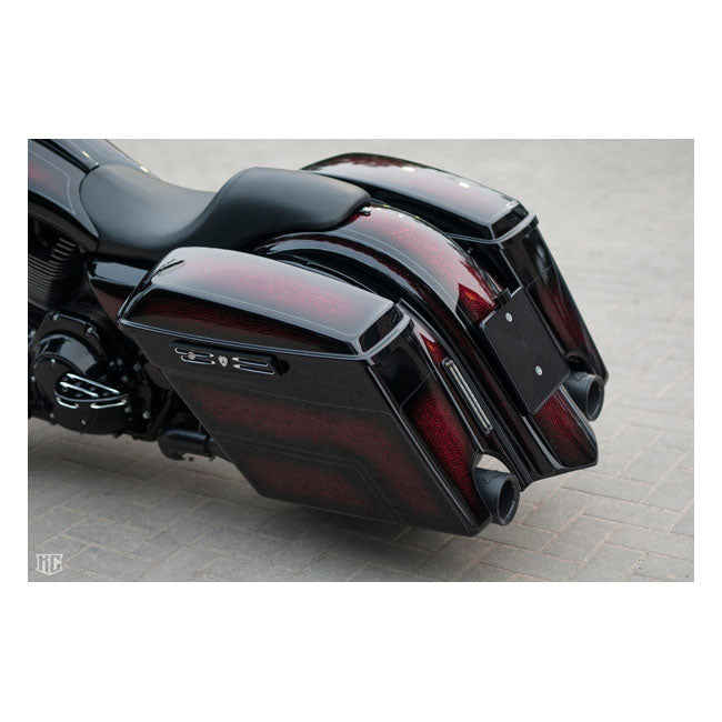 Killer Custom 4" forlængede sadeltasker til Harley